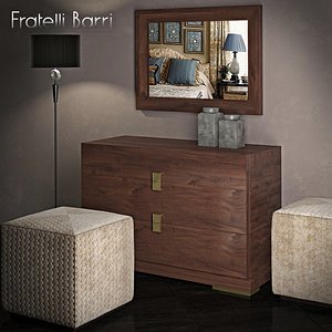 floor lamp chest drawers 3d model