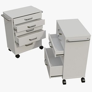 3D Medical Supply Cart 5A