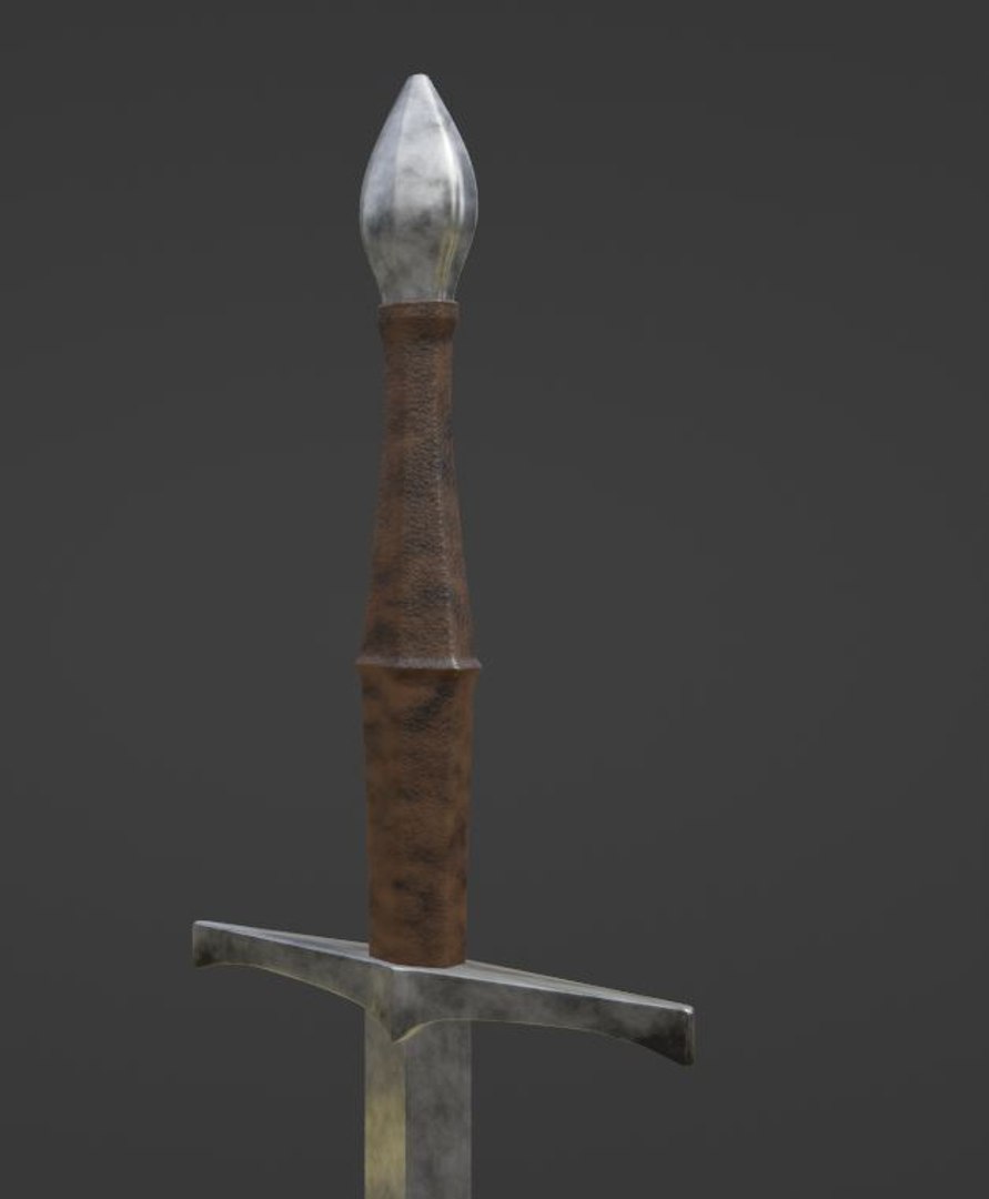 3D Simple Sword 01 - TurboSquid 1855809