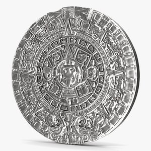 Maya Calendar Silver 3D model