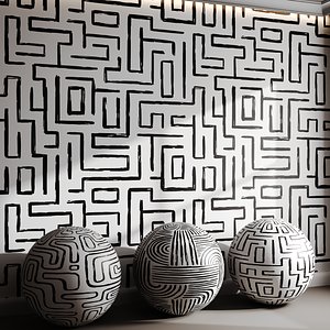 3D Wallpaper 08 model
