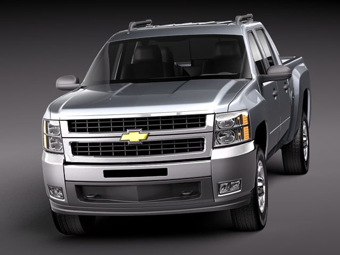 3d Model Chevrolet Silverado Pickup Truck