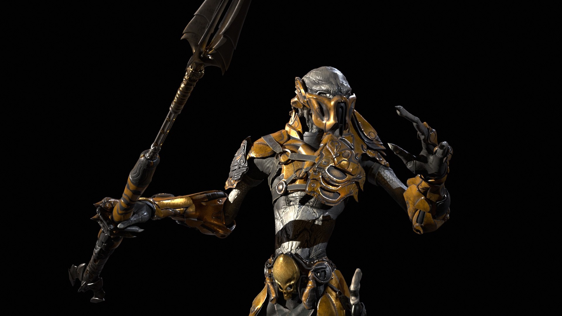AlienHunter 3D model - TurboSquid 1962271