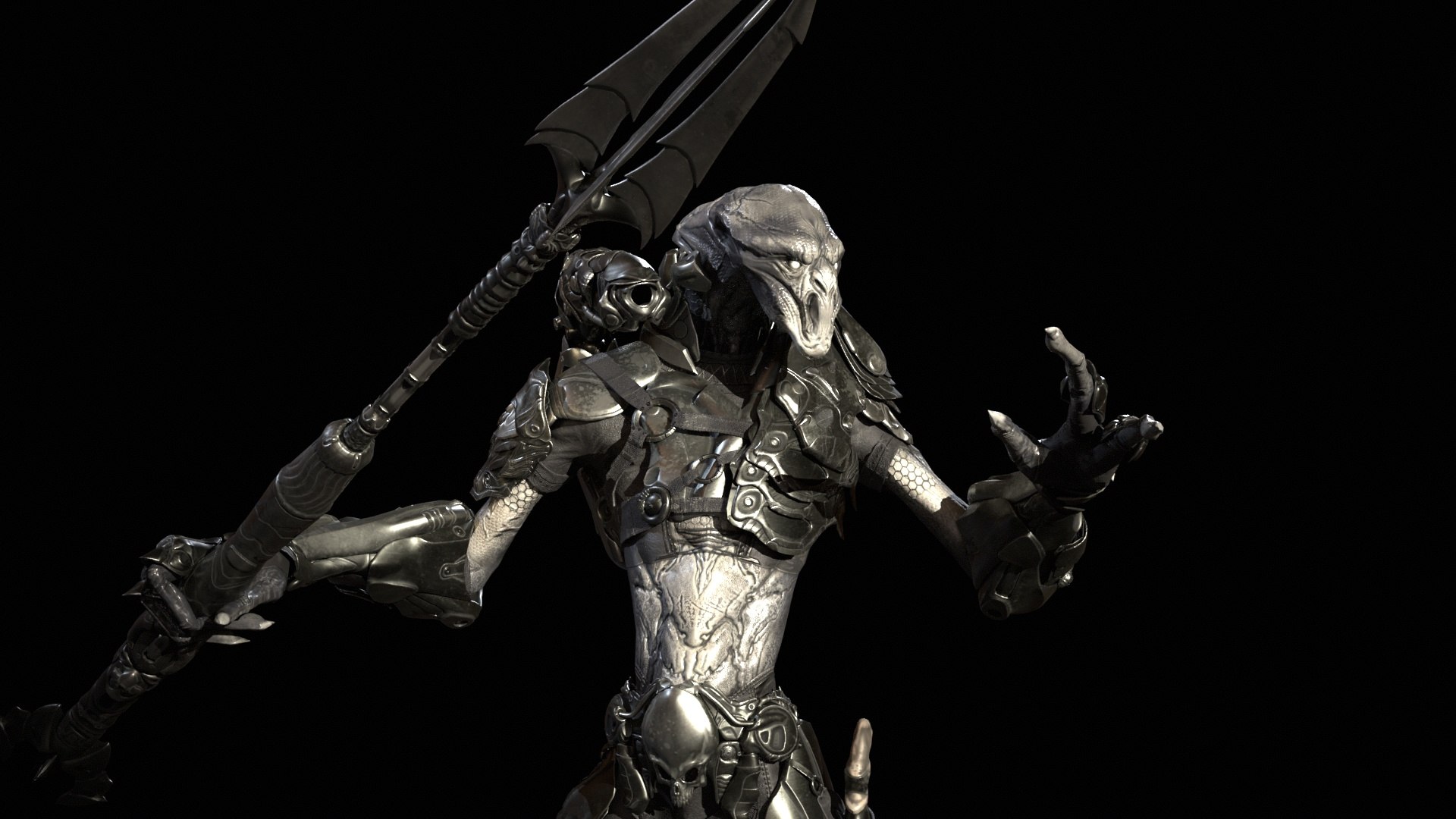 AlienHunter 3D model - TurboSquid 1962271
