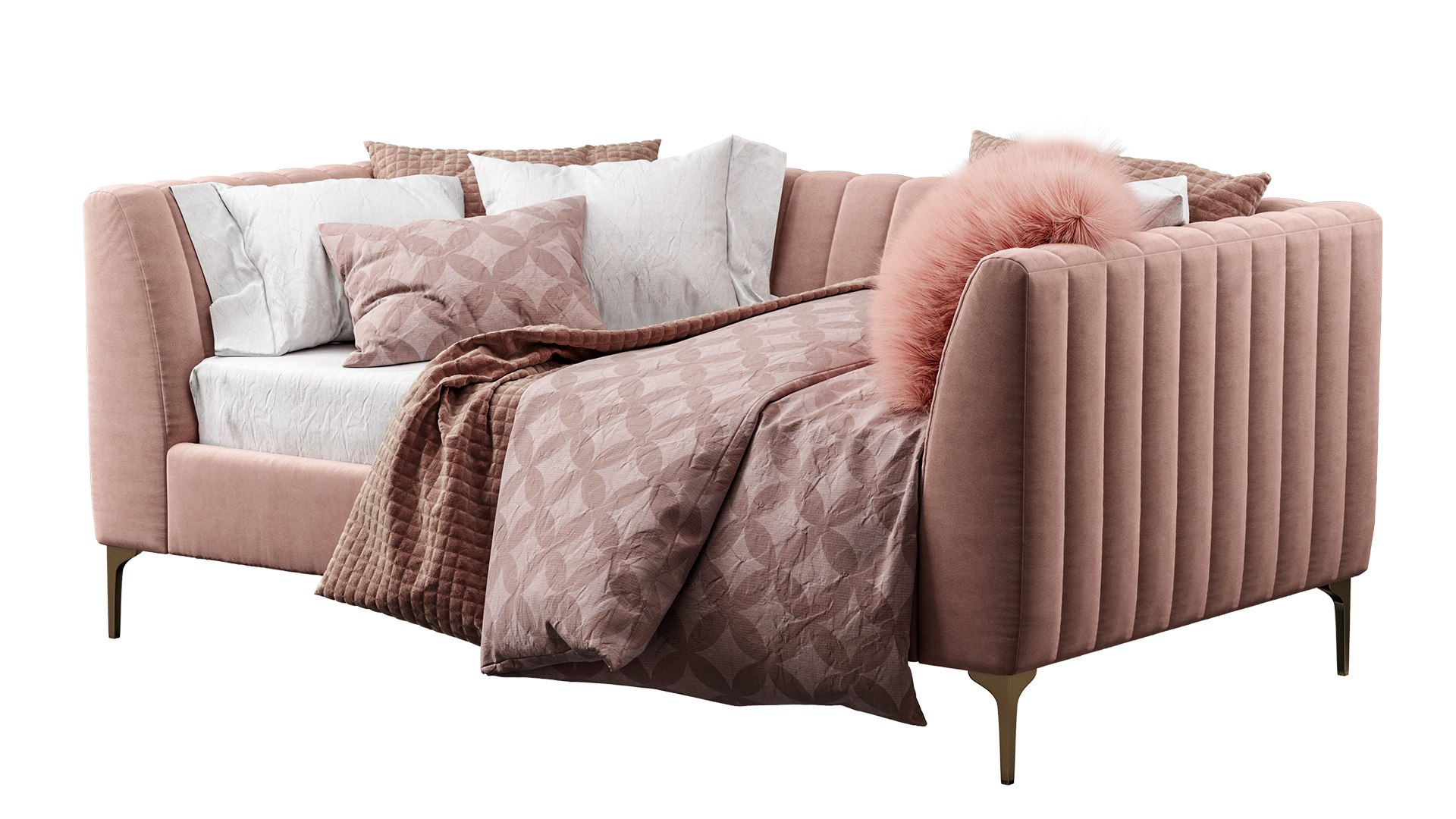 Pottery Barn Avalon Daybed Fabric 3D Model TurboSquid 2055012