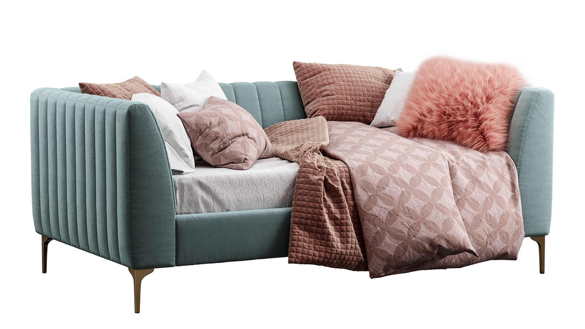 Pottery Barn Avalon Daybed Fabric 3D Model TurboSquid 2055012