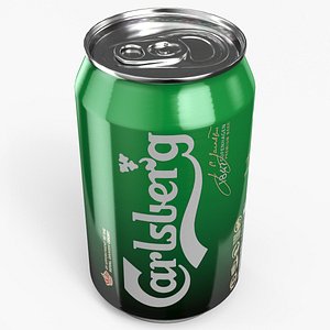 3D Beverage Can 330 ml Carlsberg