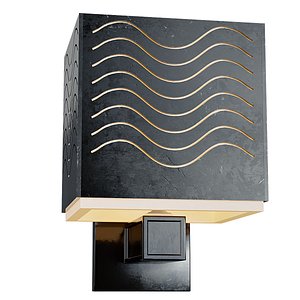 Rusty Old Black Lamp Hyper Realistic