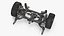 Sports Car Back Suspension Assembly
