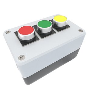 Industrial triple button gray