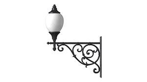 3D outdoor lamp model