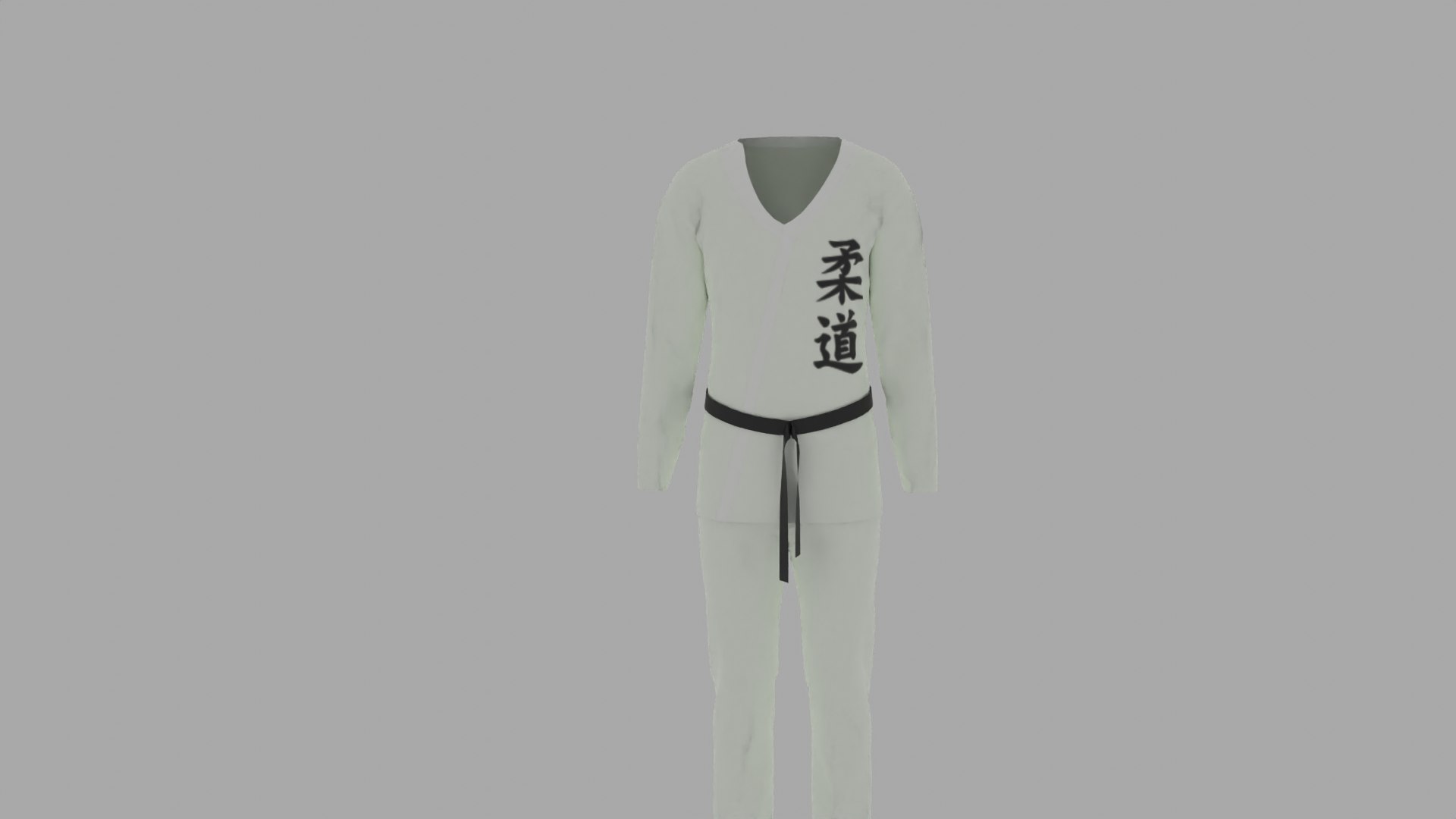 Karate Robe 3D Model TurboSquid 1973143