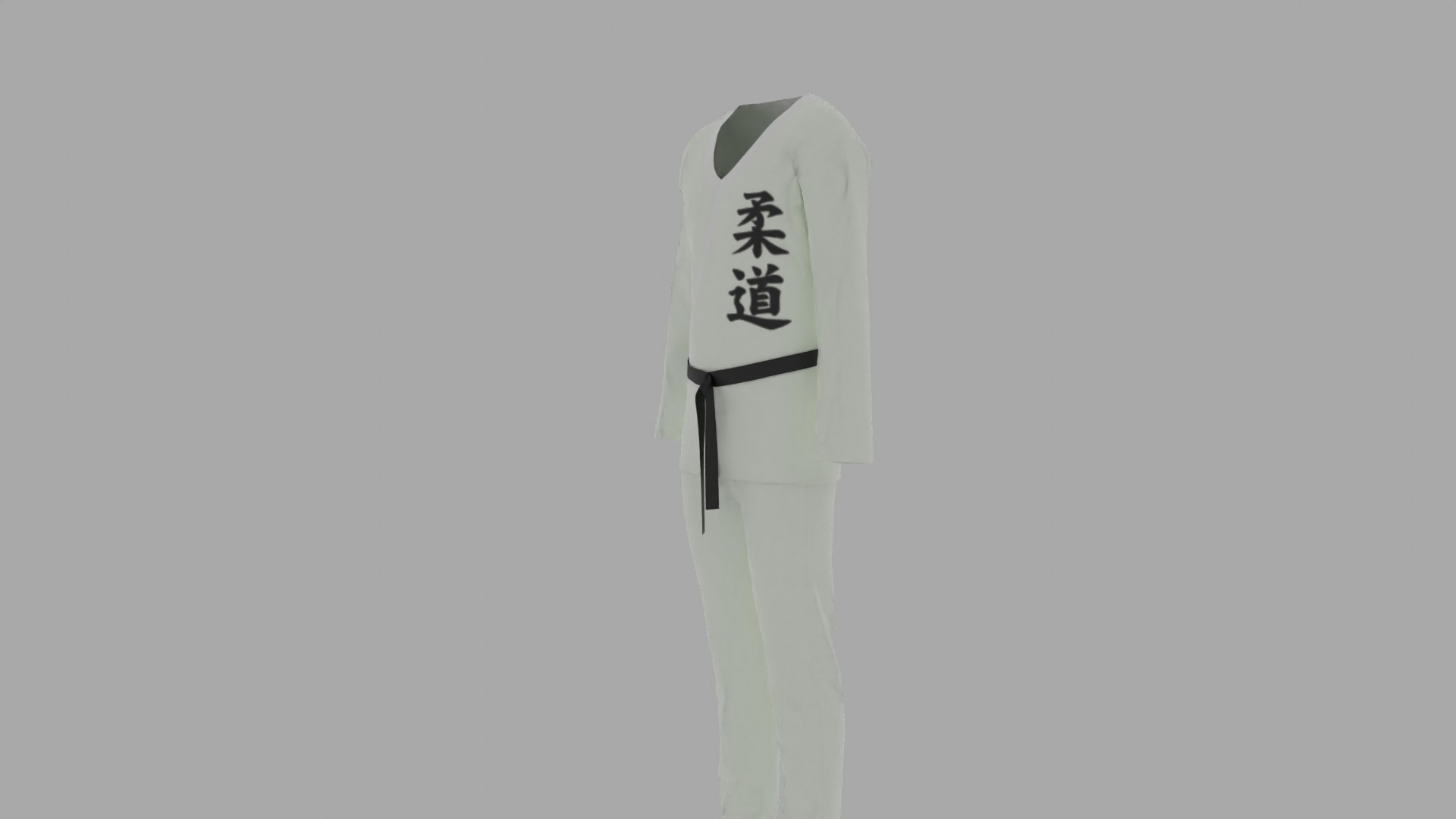 Karate Robe 3D Model TurboSquid 1973143
