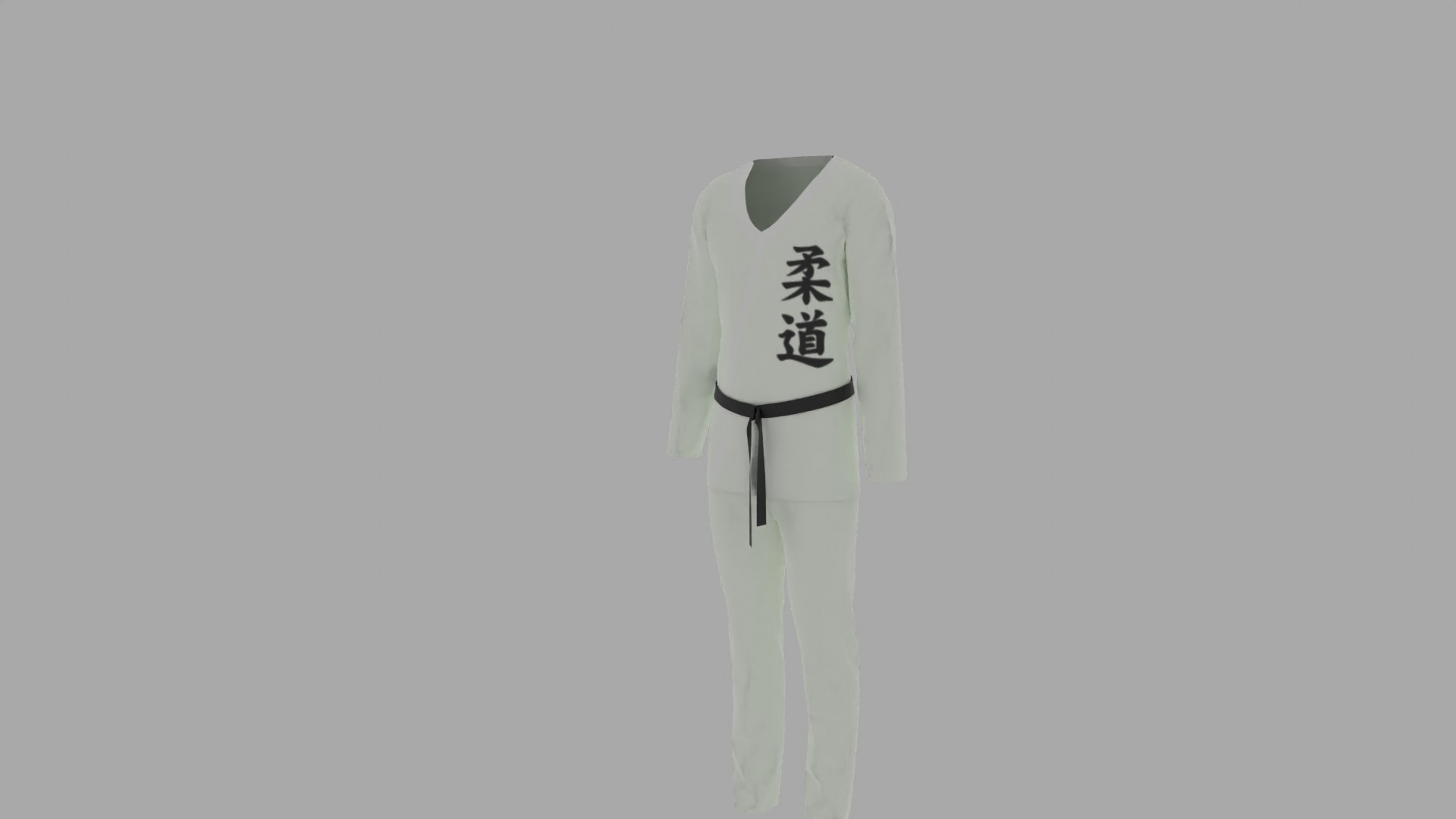 Karate Robe 3D Model TurboSquid 1973143