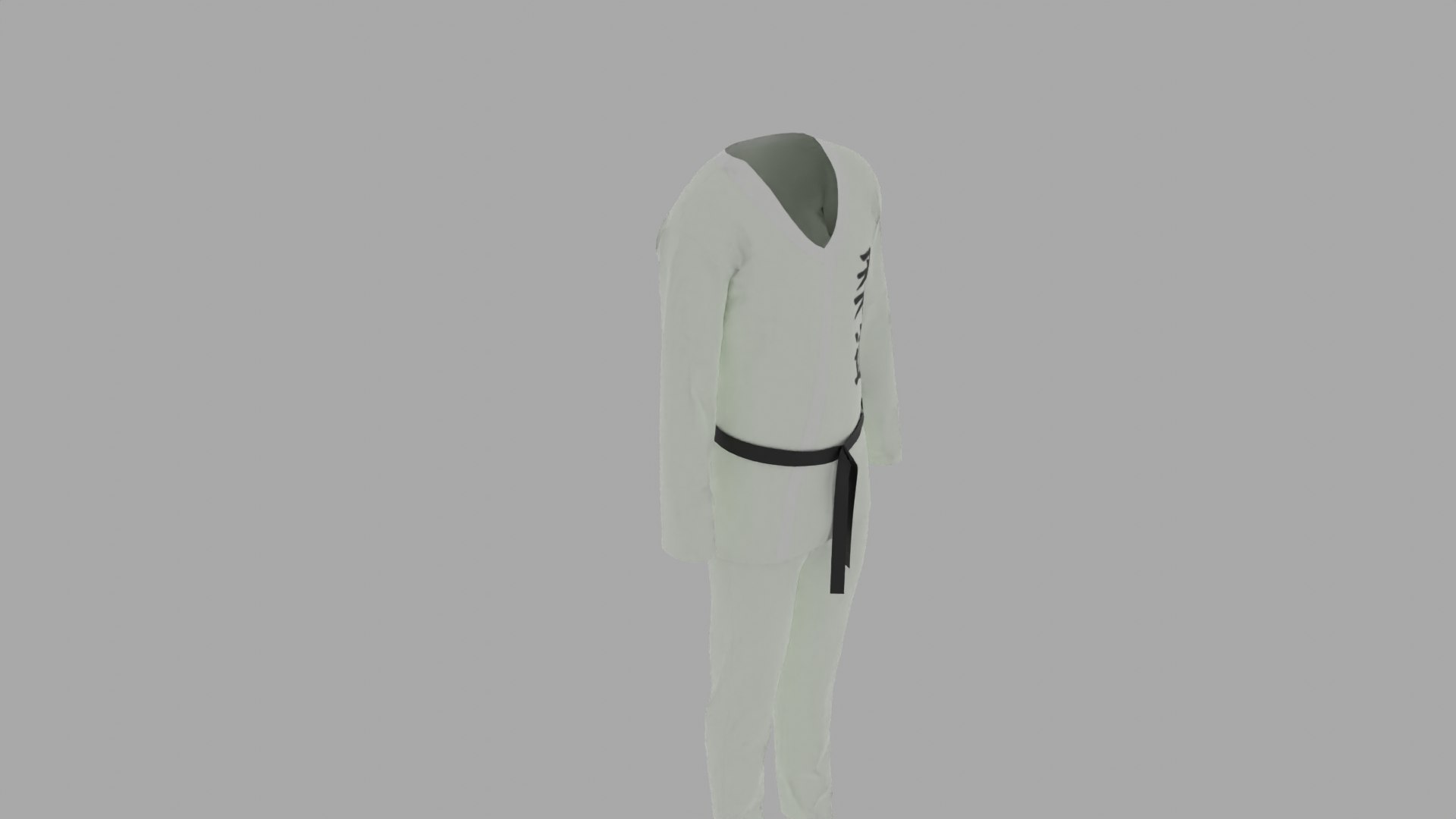 Karate Robe 3D Model - TurboSquid 1973143