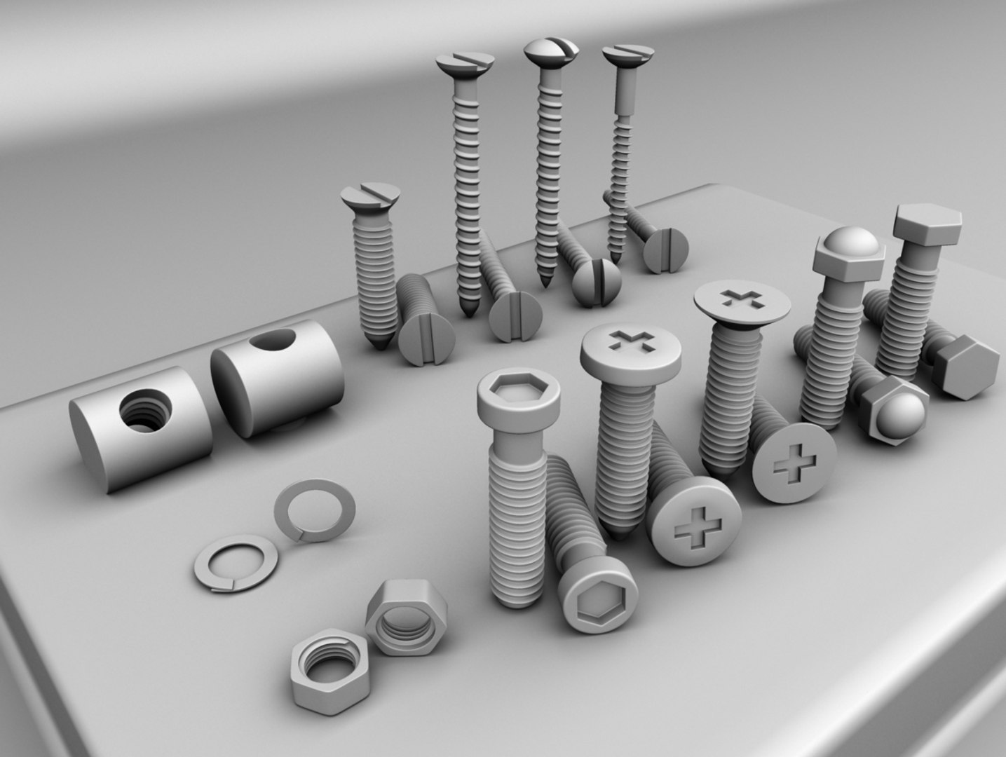 obj screw nut bolt kit