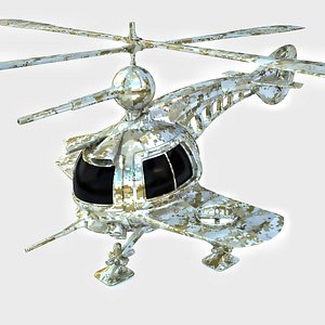 drone copter concept 3D model