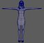 Natalie Portman Character 3D Model Low-poly
