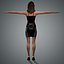 Natalie Portman Character 3D Model Low-poly