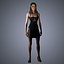 Natalie Portman Character 3D Model Low-poly