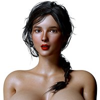 Realistic Curvy Beautiful Girl Nude