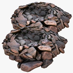 Gemstone Deposits Mine Set 3D