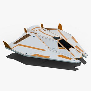 Futuristic Spaceship 02
