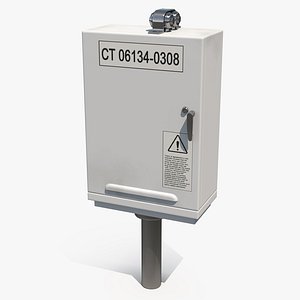 outdoor electric cabinet 3D model