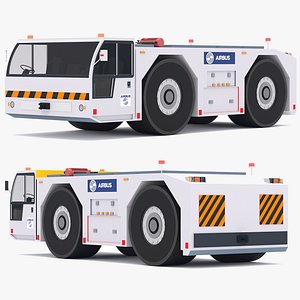 3D airbus towing tractor