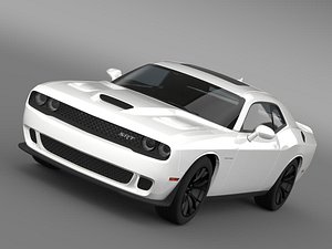 3dsmax dodge challenger srt hellcat