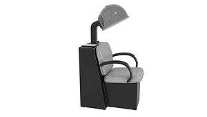 3D model Hair Salon Dryer Chair Pibbs messina
