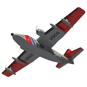 3d model hu-16 aircraft