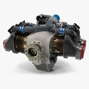 3D Aircraft Engine UL260i model