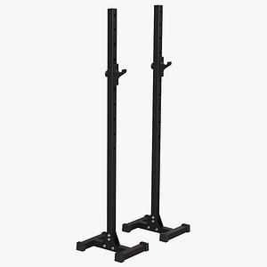 GYM Barbell Stand 3D model