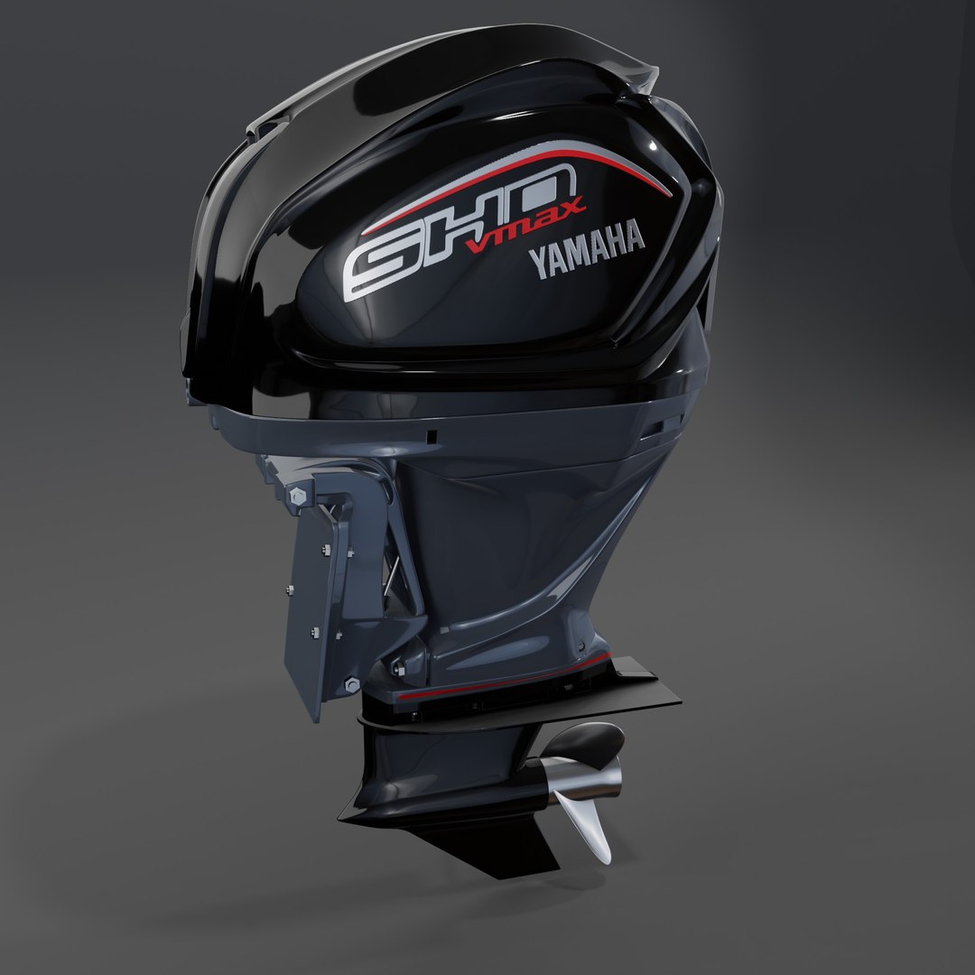 Yamaha 200 HP V6 V MAX SHO Outboard PBR Model 3D 3D Model - TurboSquid ...