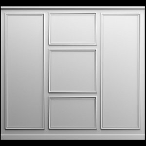 3D molding wall