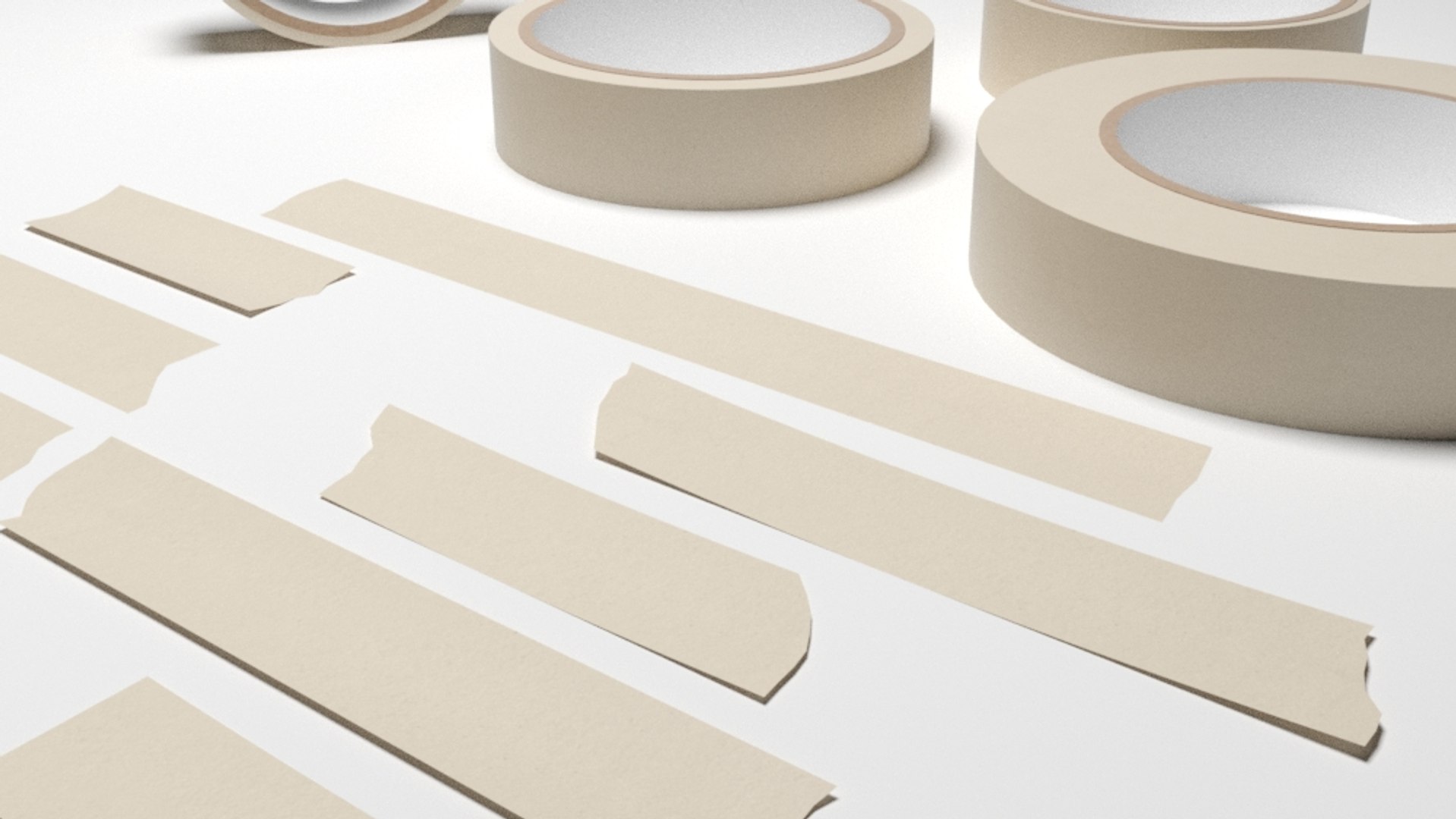 3D masking tapes https://p.turbosquid.com/ts-thumb/ZT/ikdIXK/xUMJCzFc/tape2/jpg/1597671807/1920x1080/fit_q87/30c986500683db617c6dcdd795428cc98cb4e9cc/tape2.jpg