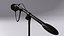 3D microphone stand model