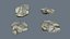 River Stones 3D model