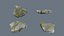 River Stones 3D model