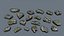 River Stones 3D model