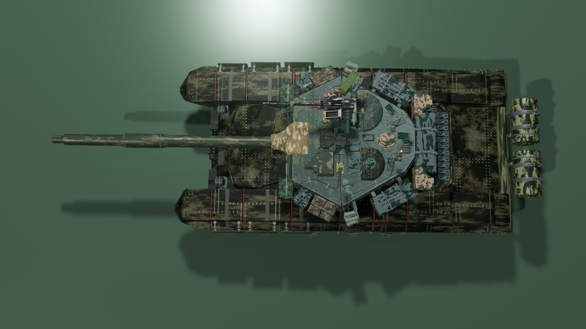 Tank T-90 3D Model - TurboSquid 2196653