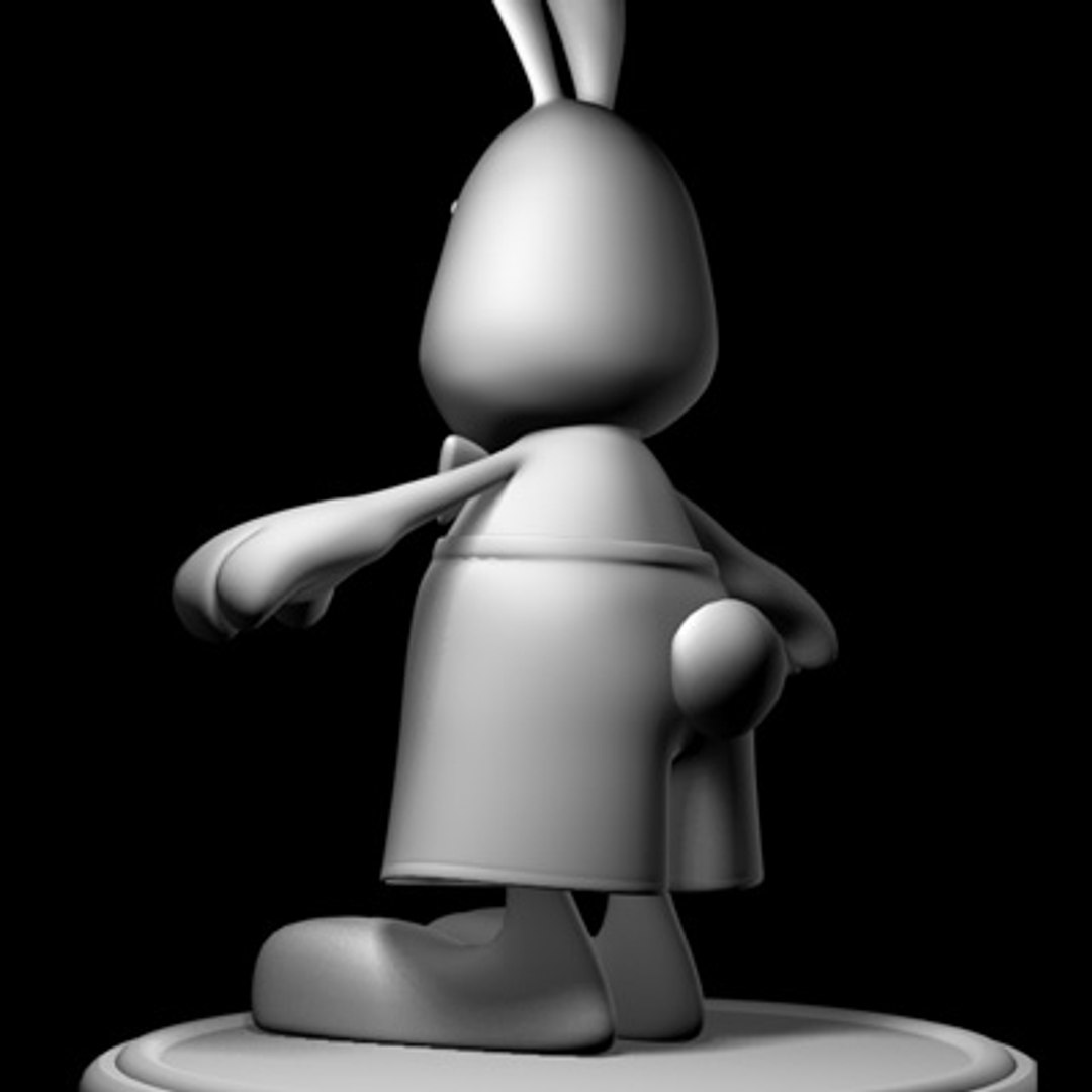 Cartoon Rabbit 3d C4d