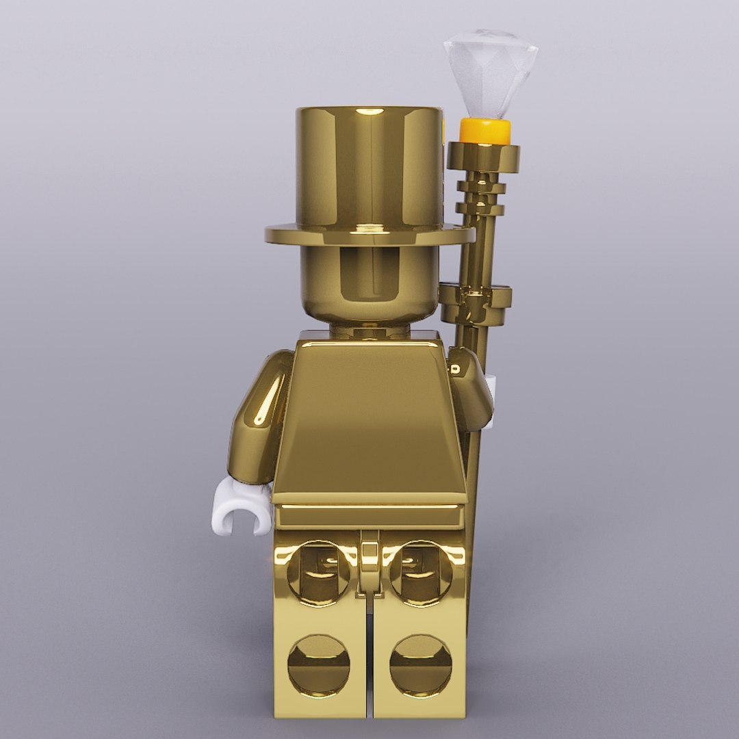 3D Limited Lego Gold Model - TurboSquid 1266027