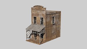 3D Western House wst12 model