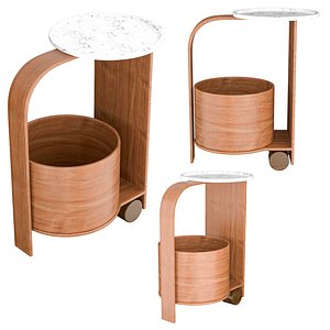 Cascas Tea Trolley 3D model