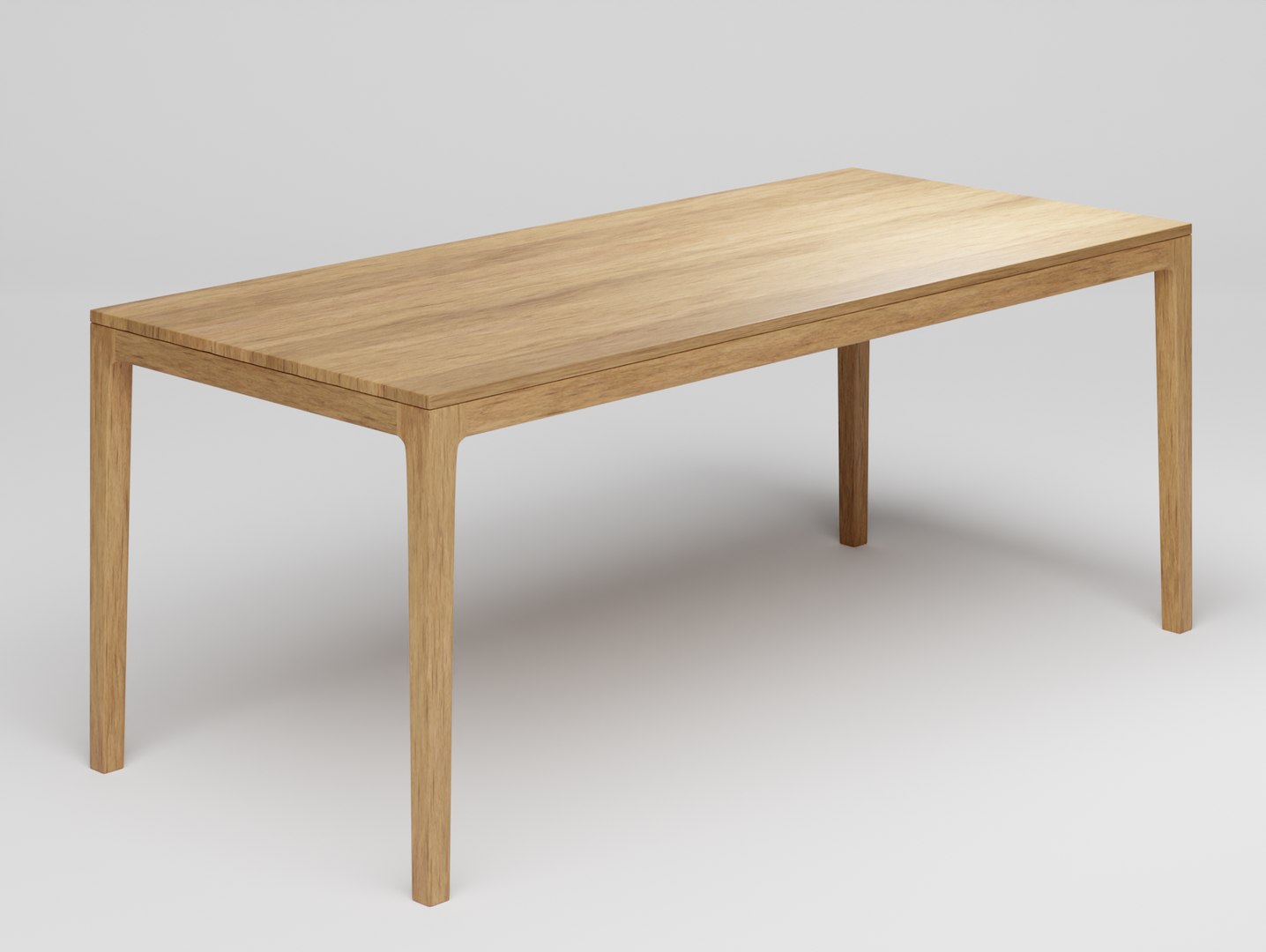 3D Simple Dining Table - TurboSquid 1748249
