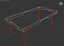 3d table model