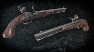 harpers ferry flintlock pistol model