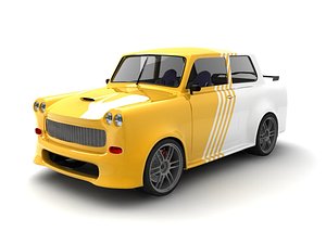trabant tuning 3d model